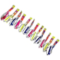Miniatyrbilde 3 av 3: 48 stk Fantastiske LED Lys Pil Raketoppskytnings Helikopter Flygende Leke Party Morsom Gave Elastisk