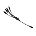 Miniatyrbillede 2 af 2: DC 1 til 4 Strøm Split Splitter Kabel 5.5*2.1mm til CCTV Kamera Sikkerhed DVR (C)