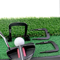 Miniatyrbild 5 av 5: 3 st Golf Putting Gates Metall Golfträning Hjälp Målgrind För Inomhus Utomhus 2 Baser