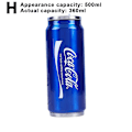 Miniatyrbilde 1 av 5: 350 ml / 500 ml Coca-Cola Kanne, Varme- og Kuldeisolasjon, 304 Rustfritt Stål Termos, Coke Stor Vannflaske, Tilpasset Bil Tra Actual Capacity 360Ml Blue