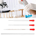 Miniatyrbild 5 av 5: Glasmätsylindrar Set, Premium Borosilikatcylindrar Kit Med 3 Pipetter + 2 Borstar