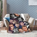 Miniatyrbild 5 av 5: Theo James Filt Pläd - Supermjuk Mikrofiberfilt, Varm och Mysig Plush Present för Rum, Soffa, Kontor, Säng, Bil, Camping, Soffan, Strand