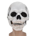 Miniatyrbild 2 av 5: Halloween-skallemask, helhuvud, cosplay-festmask för jul, påsk, nyår, festival, vit [C]