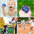 Miniatyrbilde 5 av 5: 4 stk Astro Jump Ball, Moon Ball Bounce Ball, Hoppende Ball for Barn, Høy Hopp Hull Ball, Moon Ball, Lava Ball Party Gave