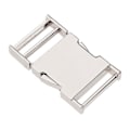 Miniatyrbillede 1 af 5: 2x Metal Taske Webbing Bælte Spænde Klips Lås Indvendig diameter 25mm Sølv (C)