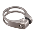 Miniatyrbillede 2 af 5: Titanium Legering Saddelpindsklemme 31,8mm Cykel Saddelrørsklemme Hulrørsklemme til 27,2mm Rør
