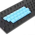 Miniatyrbillede 3 af 5: 20 stk. DSA Profil 1U 1X Ugraverede PBT Blanke Tastkapper til Mekanisk Tastatur White Transparent