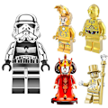 Miniatyrbillede 2 af 5: Superhelt Mr Gold Imperial Stormtrooper Iron Man Samle Byggeklodser Legetøj
