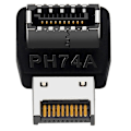 Miniatyrbillede 2 af 5: Computer Motherboard Type-E USB 3.1 Type-E Interface Styringsalbue Front Type-C Installeret Adapter( Black