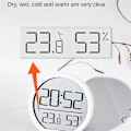 Miniatyrbild 2 av 5: LED Digital Väggklocka Temperatur Luftfuktighet Datumvisning Elektronisk Bordväckarklocka för Kök Studie Kylskåp B
