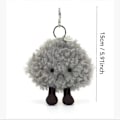 Miniatyrbilde 2 av 4: Amuseables Storm Cloud Veskeanheng 15cm Dukkeleke Plysj Nye Gaver (C)