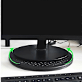 Miniatyrbilde 3 av 4: 12 Tommers Heavy Duty Roterende Svingbar Stålkulelager Stativ For Monitor TV Dreieskive Lazy Susans B black