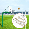 Miniatyrbilde 2 av 3: Kraftig basketballnett, flettet rustfri stålkjede for standardkurver, lukket spennedesign for rask og sikker montering (C)