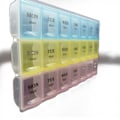 Miniatyrbild 5 av 5: TG Lätt & Smidig 21-Facks Dosett Medicinbox Veckomedicinbox Flerfärgad (C)