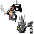 Miniatyrbillede 2 af 5: 10 stk. Ringenes Herre Middelalder Minifigurer Legetøjs Sæt 1,77 tommer Orcish Uruc Goblin Solon Byggeklodser Actionfigurer