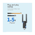 Pikkukuva 5 / 5: 5400Mbps WiFi 6E Verkkokortti USB 3.0 WiFi-sovitin - Kaista 2.4G 5G 6G Wifi-vastaanotin Dongle 11 Dri:lle Black