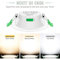 Miniatyrbillede 3 af 4: 12 stk. 7W Hvide LED Nedhængte Loftlamper Slanke Spotlys
