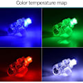 Miniatyrbillede 3 af 5: Lysende Ringe, Fingerlys, 48 Styk LED Fingerlys, Fingerlygte Legetøj, LED Fingerlys, LED Lys Finger Ringlys, Fingerlygte Ch