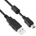 Miniatyrbild 3 av 5: USB Datakabel Laddningssladd 12-pin för Olympus CB-USB5/CB-USB6 Ersättning (C)
