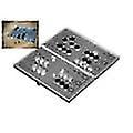 Miniatyrbillede 1 af 3: Magnetisk Backgammon / Rejse Backgammon I Lommeformat Spil Sølv