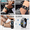 Miniatyrbild 5 av 5: 2-i-1 Smart Armband Bluetooth-headset Vattentät Klocka Trådlösa Hörlurar