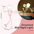 Miniatyrbild 5 av 5: Formbar Rolig Sportman Nattlampa, DIY Form Nattlampor