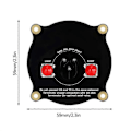 Miniatyrbild 1 av 5: 5.8GHz Triple Feed Patch Antenn RP SMA Riktad Cirkulärt Polariserad Antenn för FPV Fatshark G JN (C)