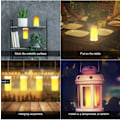 Miniatyrbillede 2 af 3: LED flammelampe, USB genopladelig flamme natlampe