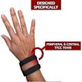 Miniatyrbillede 2 af 5: Justerbar håndledsstøtte fra Wrist Widget til TFCC-skader, One Size Fits Most. Til venstre og højre håndled, støtte til vægtbærende belastning, træning (HYYC)
