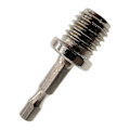 Miniatyrbild 1 av 5: M14 Kraftig Snabbanslutnings Borrchuckadapter Kolstål Gänga Sexkantig Anslutningsstång Adapter För Slagskruvdragare I6(FCC)