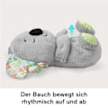 Miniatyrbild 4 av 5: Plush Leksak för Spädbarn Från Födelsen, Mjuk och Lugnande Nattlampa Som Andas och Lyser, Flickor o Grey