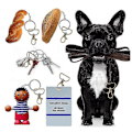 Miniatyrbild 2 av 4: 56 st Nyckelringskrokar med D-ringar Set Väskbeslag för Väskframställning Snodd Snap Hooks Swivel Clasp (C)