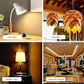 Miniatyrbillede 4 af 5: 5-pak Gu10 Led Pære 6w (svarer til 60w), Varmt Hvidt 3000k 500 Lumen, Gu10 Led Pære 120 Bred Stråle, Flimmerfri Indbygget Spotlight[C]