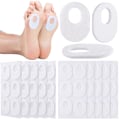 Miniatyrbild 1 av 5: 60-pack Förhårdnadsplåster Mjuka Filt Förhårdnader Oval Form Liktornsplåster, Vita (C)