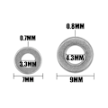 Miniatyrbilde 3 av 5: 340x Universal RC Skrue Kit med Boks DIY Verktøy for HSP SCX10 1:10 RC Crawler (C)