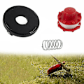 Miniatyrbild 2 av 5: 3-pack För Einhell Ce-ct 36/30 Trimmer Spolsnöre Spolsnörelock Fjäder Trädgårdsverktyg Reservdelar