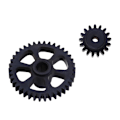 Miniatyrbild 5 av 5: Reduktionsväxel + Motorväxel för Wltoys A949 A959 A969 A979 K929 RC Bil (C)
