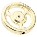 Miniatyrbilde 4 av 5: 2x Stirlingmotor Tilbehør - Metall Svinghjul Lab Eksperiment Vitenskapsett Gullfarget L (C)