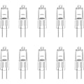Miniatyrbilde 1 av 5: Pakke med 10 G4 Halogenpærer 10W 12V Techgomade Halogen Pære med Stiftbase, Varmt Hvit 3000k