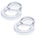 Miniatyrbild 1 av 4: Parasollhålringsplugg Flexibel Enkel Installation Parasollkonkila för Poolbalkong[C] Transparent Ring*2pcs