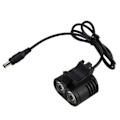 Miniatyrbilde 1 av 3: 8000 Lumen XM L2 LED Sykkel Foran Hodelykt Svart