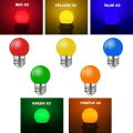 Miniatyrbillede 5 af 5: 10 Pak Farvede LED Pærer, 1W E27 G45 Pærer, LED Farvede Mini Globe Pære, Blandede Farver til Udendørs Indendørs Lysstreng, Jul, Fest [C]
