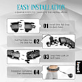 Miniatyrbild 5 av 5: Sommarrea CDQ MKK Smart Viktad Hula Hoop - Justerbar Fitness Hula Hoop för (C)