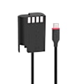 Miniatyrbild 4 av 5: Strömadapterkabel USB-C DMW-BLK22 Dummybatteri för S5 S5K S5C GH5 GH5S