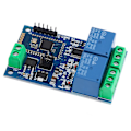 Miniatyrbild 4 av 5: DC12V Bluetooth-relämodul med två kanaler för fjärrkontroll via mobilapp