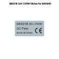 Miniatyrbilde 2 av 2: 2 * BBS01B Motorstikker 36V 250W CE-merke for Bafang Mid
