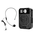 Miniatyrbild 4 av 4: Röstförstärkare med mikrofon, bärbar röstförstärkare laddningsbar trådbunden headset högtalarförstärkare röstförstärkare ledande teknik