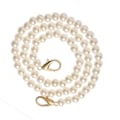 Miniatyrbillede 2 af 5: Perle Taskekæde Slidstærk DIY Perle Bead Taskekæde til Håndtaske Kæder Tilbehør 70cm / 27.6in Hvid[C]