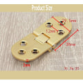 Miniatyrbilde 2 av 4: 4 stk. Foldbare Flip Top Hengsler, Foldbart Bordhengsel Sinklegering, Runde Kanter, 180 Graders Folding, So