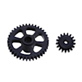 Miniatyrbild 3 av 5: Reduktionsväxel + Motorväxel för Wltoys A949 A959 A969 A979 K929 RC Bil (C)